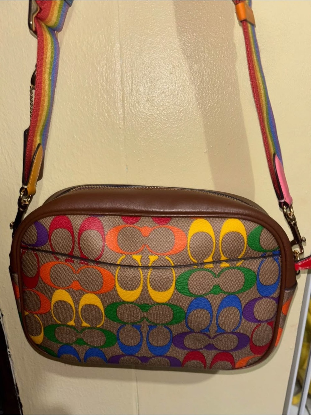 Coach Rainbow Bag - Brown Multicolor - Picture 2 of 3